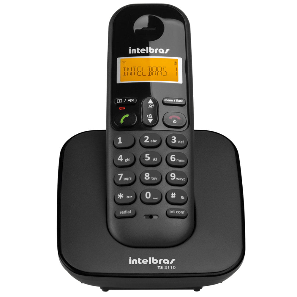Telefone-sem-Fio-Dect-6.0--Identificador-de-Chamada-com-Display-luminoso---TS3110---Preto---Intelbra Telefone-sem-Fio-Dect-6.0--Identificador-de-Chamada-com-Display-luminoso---TS3110---Preto---Intelbra