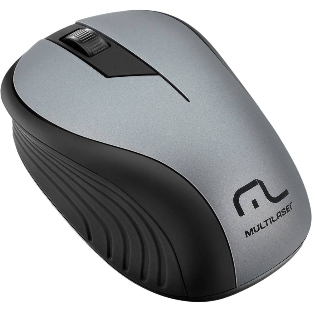 Mouse-Multilaser-Sem-Fio-2.4ghz-1200dpi---MO213---Preto-Grafite Mouse-Multilaser-Sem-Fio-2.4ghz-1200dpi---MO213---Preto-Grafite