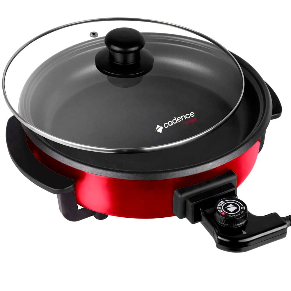 Panela-Eletrica-Vermelha-Assa-Frita-Grelha-e-Aquece-PAN610-127v---Cadence Panela-Eletrica-Vermelha-Assa-Frita-Grelha-e-Aquece-PAN610-127v---Cadence