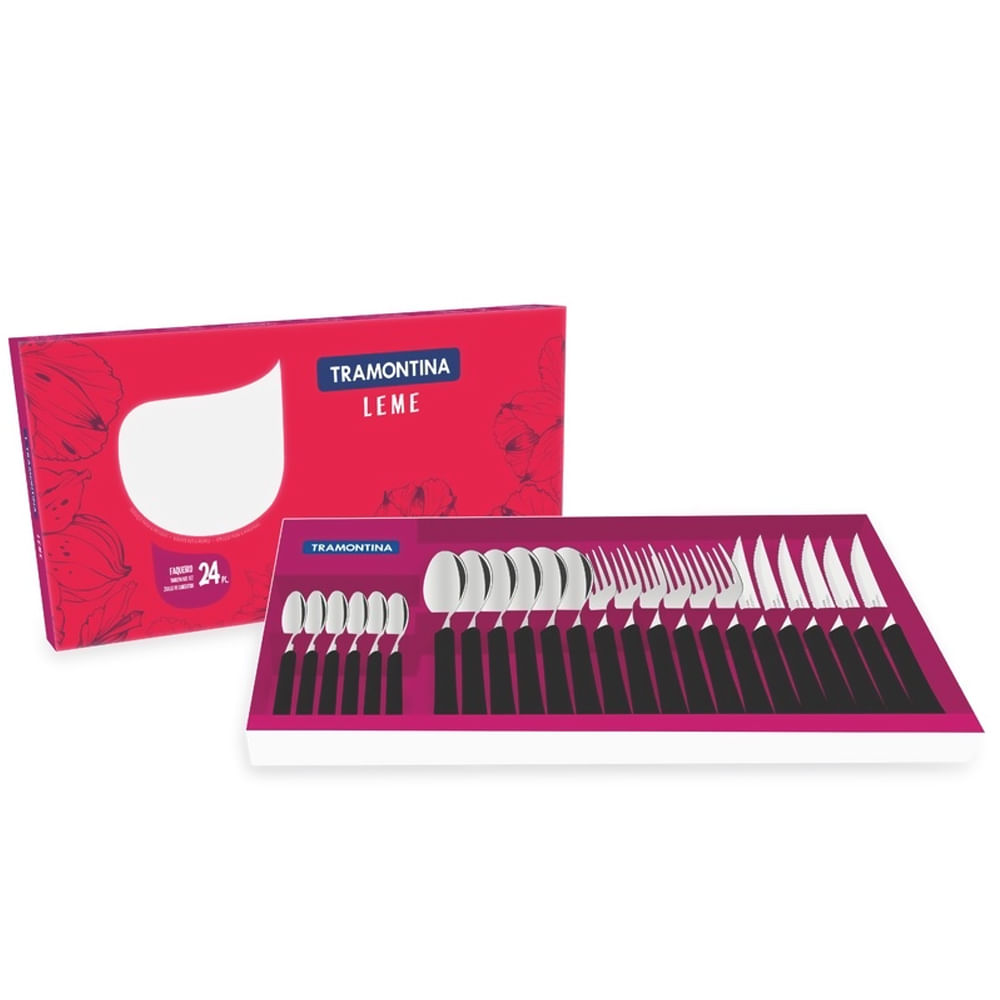 Nivalmix_Faqueiro_Tramontina_Leme_Preto_23198030_24_Pecas_1743098 Nivalmix_Faqueiro_Tramontina_Leme_Preto_23198030_24_Pecas_1743098