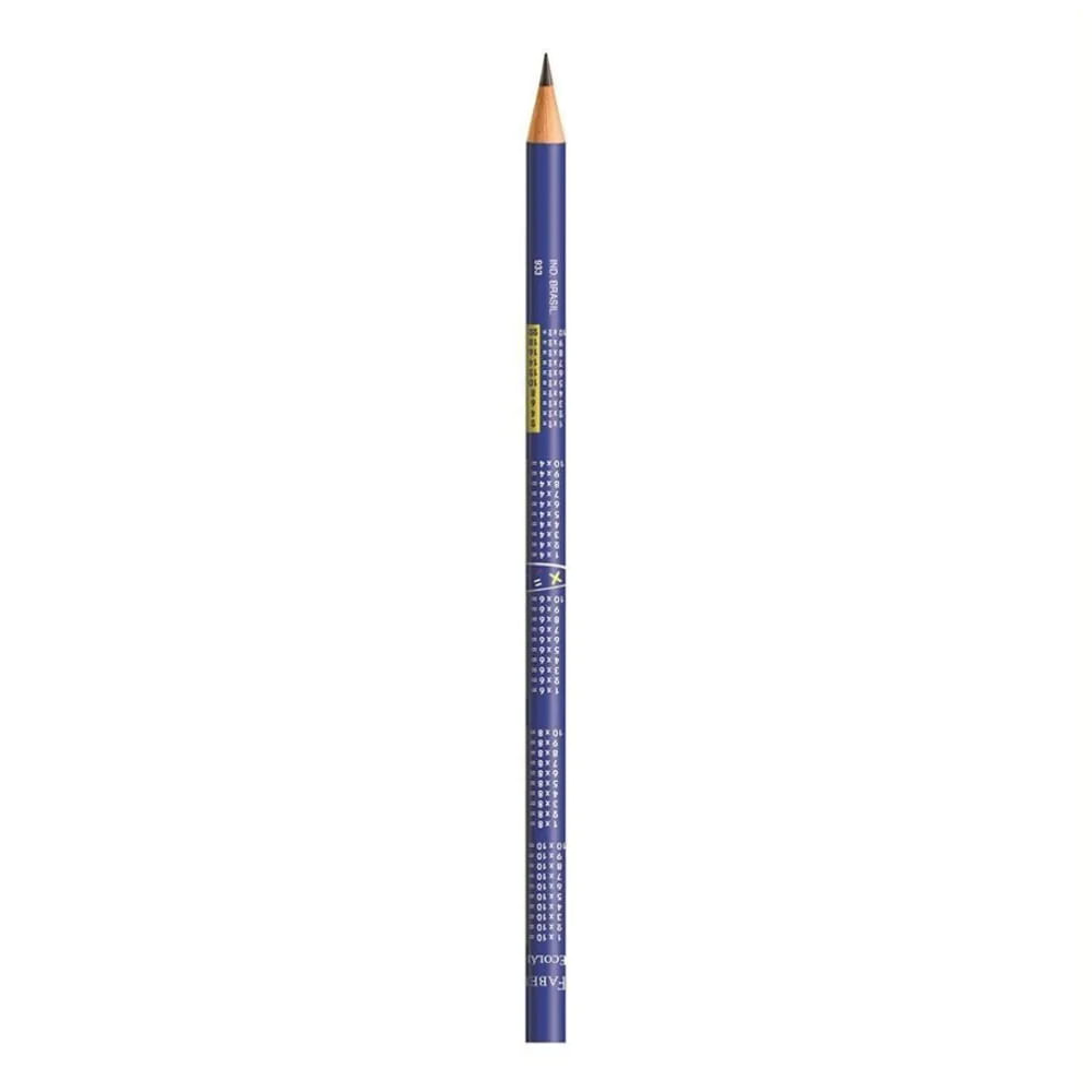 Nivalmix_Lapis_N2_Preto_Tabuada_Faber_Castell_167618 Nivalmix_Lapis_N2_Preto_Tabuada_Faber_Castell_167618