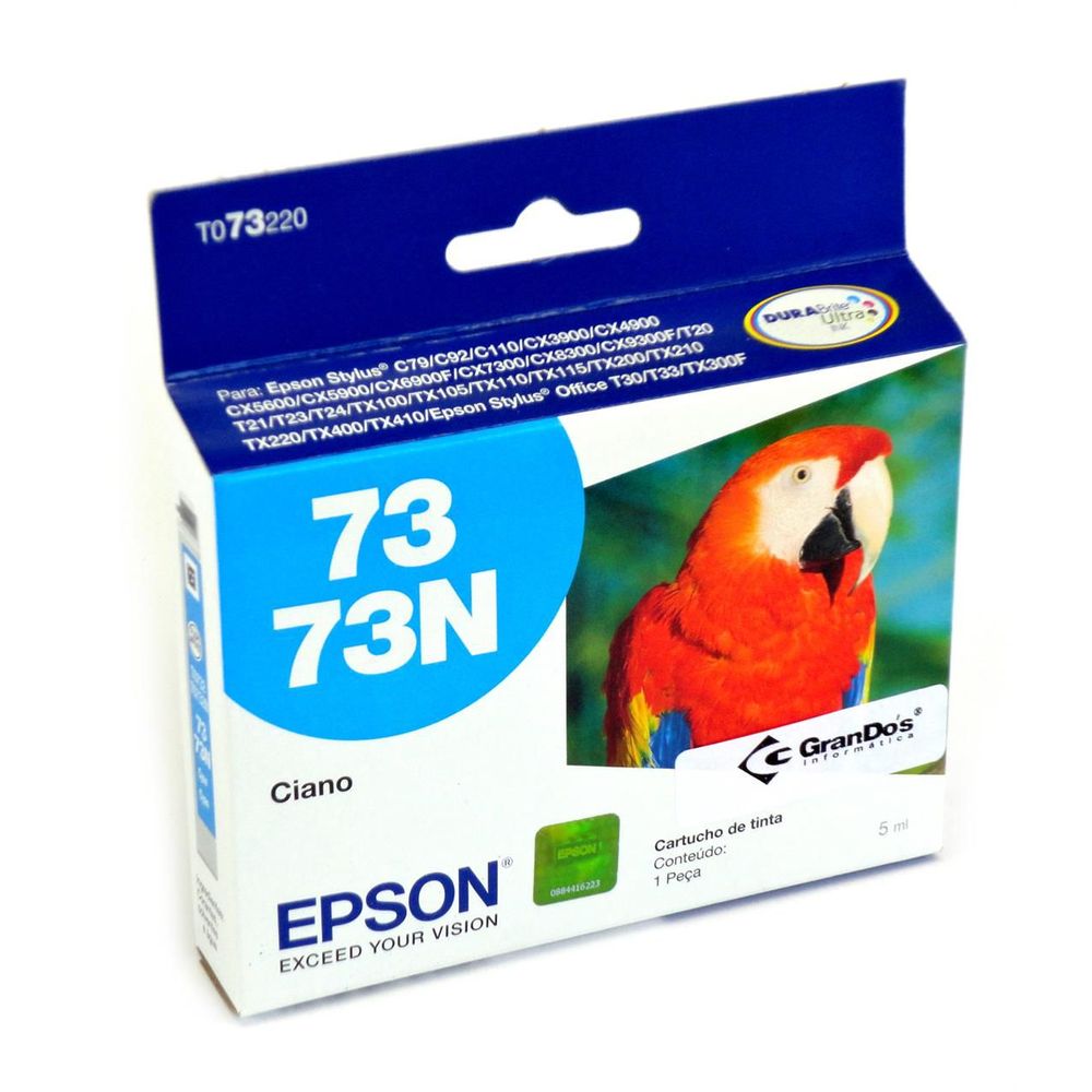 Cartucho-Epson-73N-Ciano-T073220 Cartucho-Epson-73N-Ciano-T073220