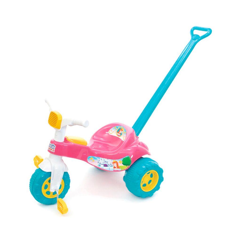 Triciclo Tico - Tico Com Haste Princesa 2232 - Magic Toys - nivalmix