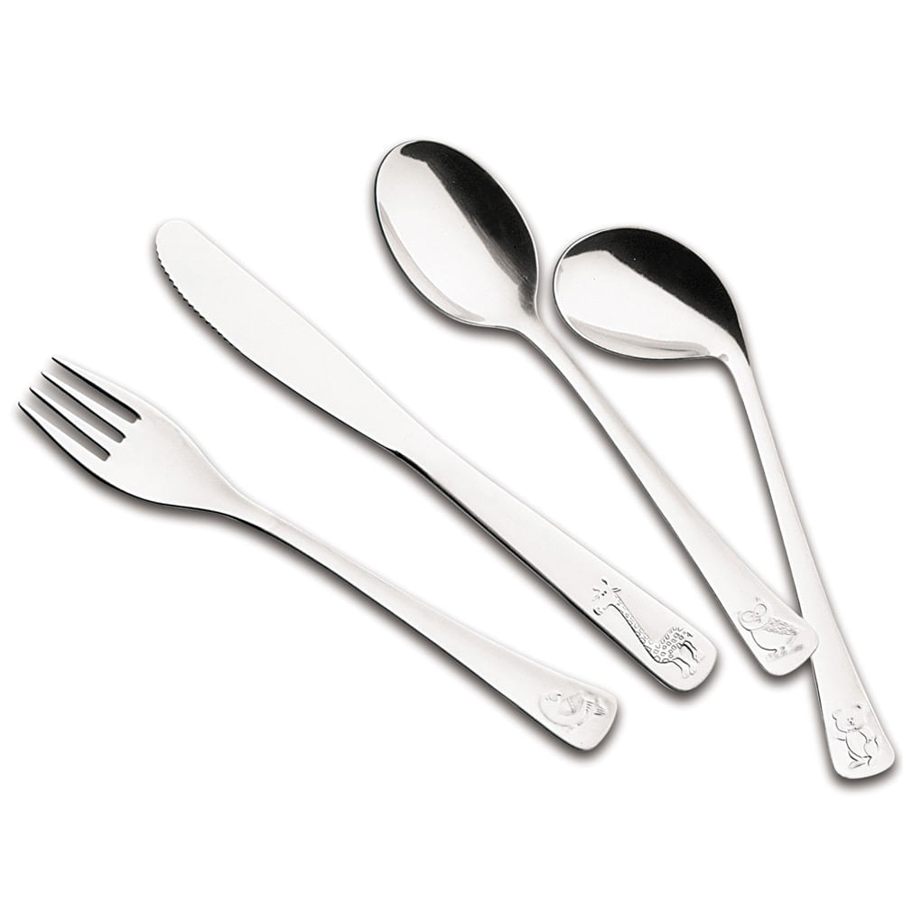 Nivalmix_305338_Jogo_de_Talheres_Inox_Baby_4_Pecas_Tramontina Nivalmix_305338_Jogo_de_Talheres_Inox_Baby_4_Pecas_Tramontina