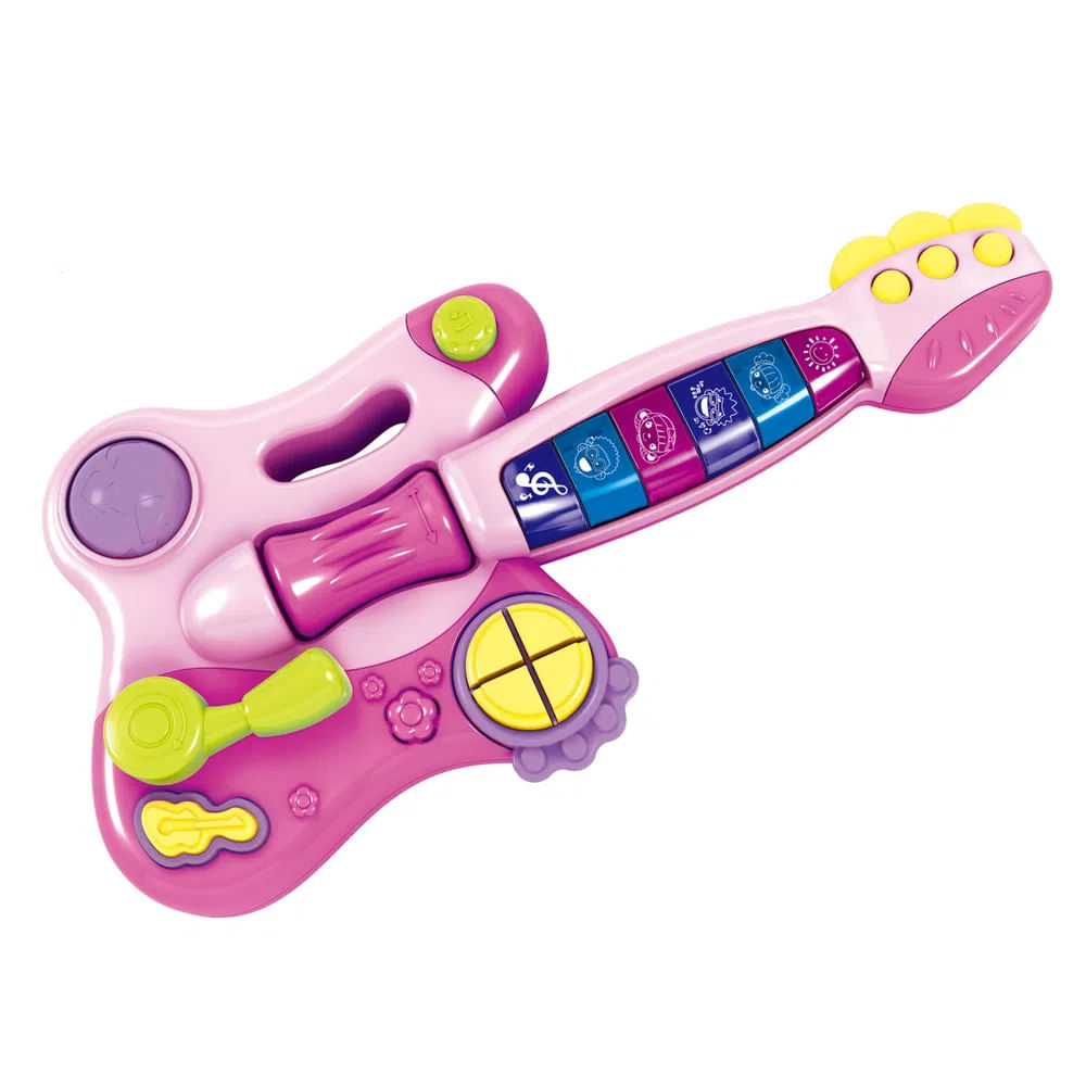 Nivalmix_Minha_Primeira_Guitarra_Rosa_BR1091_Multikids_2288357 Nivalmix_Minha_Primeira_Guitarra_Rosa_BR1091_Multikids_2288357