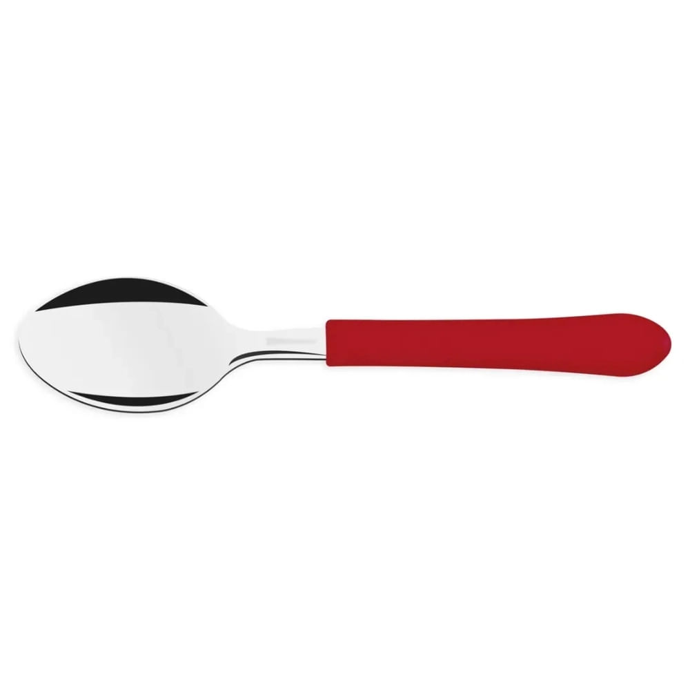 Nivalmix_Colher_de_Mesa_Inox_4_Leme_Vermelho_23183_470_Tramontina_2133267 Nivalmix_Colher_de_Mesa_Inox_4_Leme_Vermelho_23183_470_Tramontina_2133267