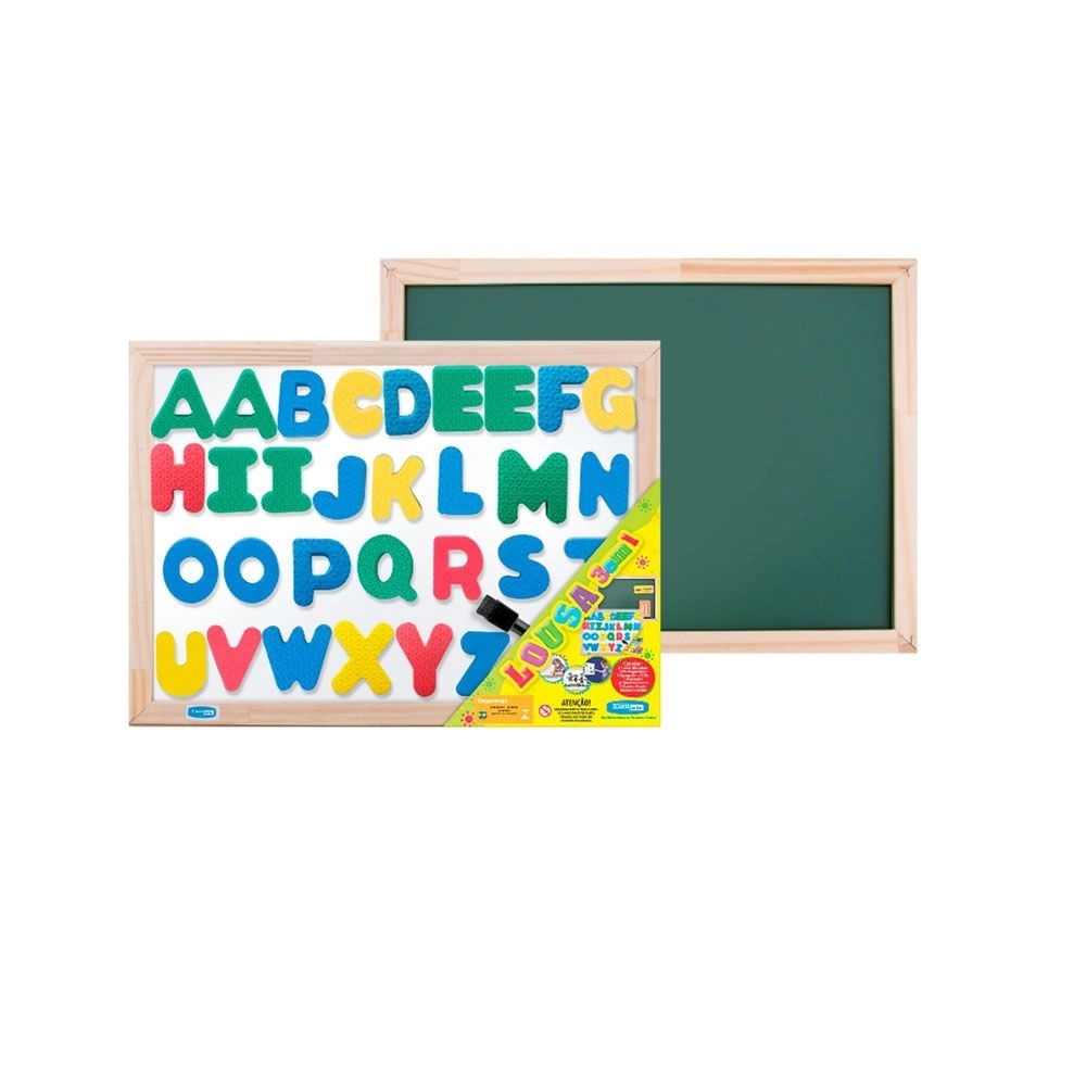 Nivalmix-Lousa-Magnetica-Abc-60x40cm-7209-Cortiarte-2254596 Nivalmix-Lousa-Magnetica-Abc-60x40cm-7209-Cortiarte-2254596