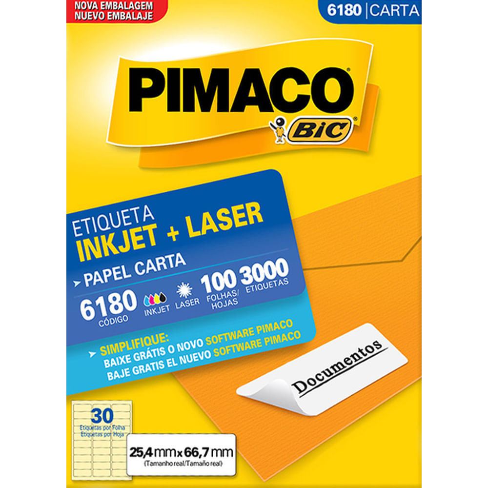 Nivalmix-Etiqueta-Carta-Inkjet-Laser-6180-Pimaco-111744 Nivalmix-Etiqueta-Carta-Inkjet-Laser-6180-Pimaco-111744