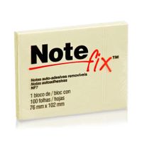 Nivalmix-Bloco-Notefix-76x102mm-NF7-Amarelo-3M-1292596 Nivalmix-Bloco-Notefix-76x102mm-NF7-Amarelo-3M-1292596
