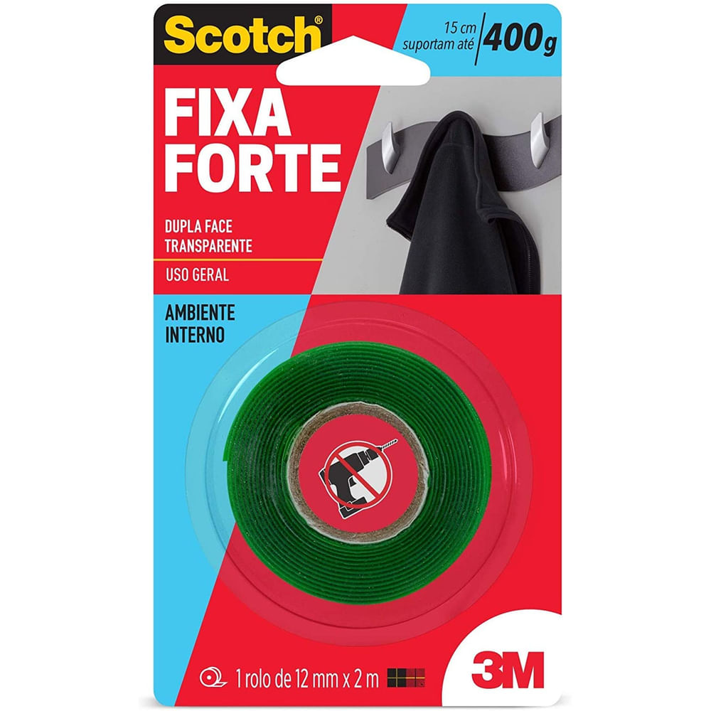 Nivalmix-Fita-Fixa-Forte-Transparente-12x2mm-3M-1536502 Nivalmix-Fita-Fixa-Forte-Transparente-12x2mm-3M-1536502