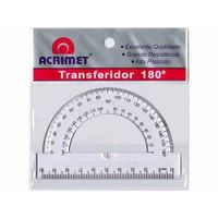 Nivalmix-Transferidor-Acrilico-180-Graus-Cristal-Acrimet-1971023 Nivalmix-Transferidor-Acrilico-180-Graus-Cristal-Acrimet-1971023