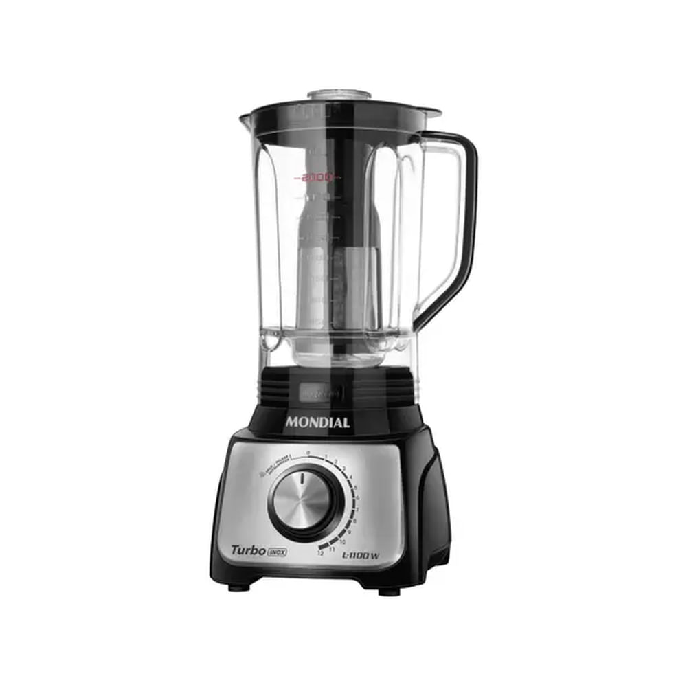 Nivalmix-Liquidificador-Turbo-Inox-1100W-3-Litros-220-volts-L-1100BI-Mondial-2279179 Nivalmix-Liquidificador-Turbo-Inox-1100W-3-Litros-220-volts-L-1100BI-Mondial-2279179