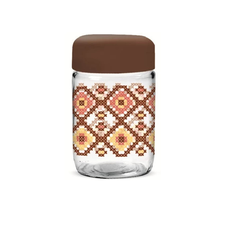 Nivalmix-Mini-Pote-Floral-590ml-Tampa-Marrom-Dislar-2200295-003 Nivalmix-Mini-Pote-Floral-590ml-Tampa-Marrom-Dislar-2200295-003