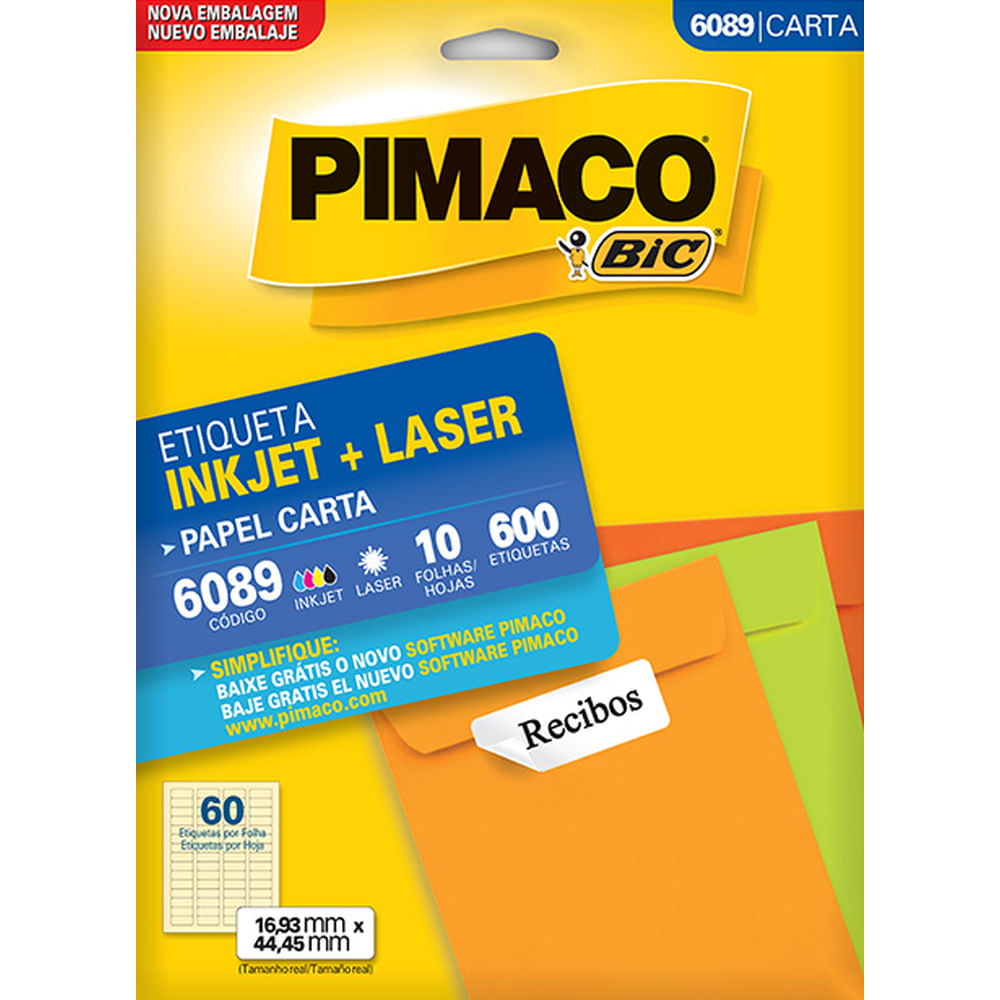 Nivalmix-Etiqueta-Ink-Jet-Laser-6089-Pimaco-144478 Nivalmix-Etiqueta-Ink-Jet-Laser-6089-Pimaco-144478