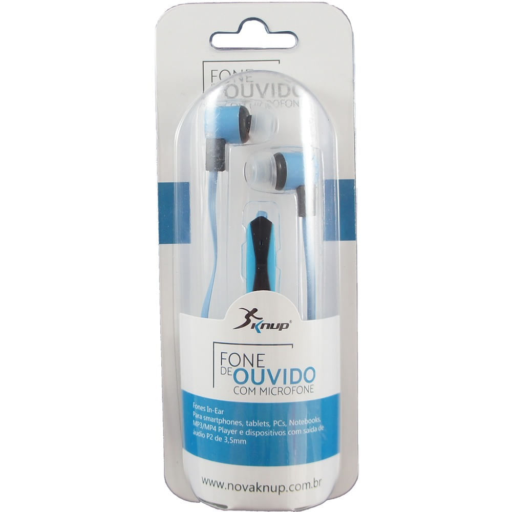 Nivalmix-Fone-de-Ouvido-com-Microfone-KP-388-Azul-Knup-2113247 Nivalmix-Fone-de-Ouvido-com-Microfone-KP-388-Azul-Knup-2113247