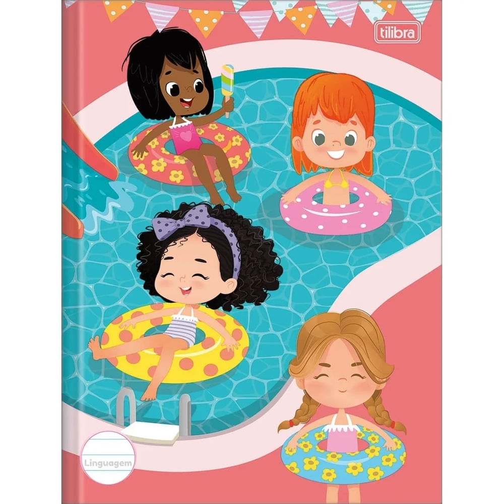 Caderno de Linguagem Capa Dura Sapeca 40 Folhas - Tilibra Caderno de Linguagem Capa Dura Sapeca 40 Folhas - Tilibra