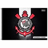 Caderno de Cartografia Capa Dura Corinthians 80 Folhas - Tilibra