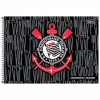 Caderno de Cartografia Capa Dura Corinthians 80 Folhas - Tilibra