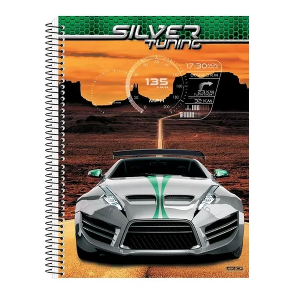 Nivalmix-Caderno-Universitario-Capa-Dura-1-Materia-96-Folhas-Silver-Tuning-Capa-Carro-Cinza-Sao-Domingos-603460-001 Nivalmix-Caderno-Universitario-Capa-Dura-1-Materia-96-Folhas-Silver-Tuning-Capa-Carro-Cinza-Sao-Domingos-603460-001