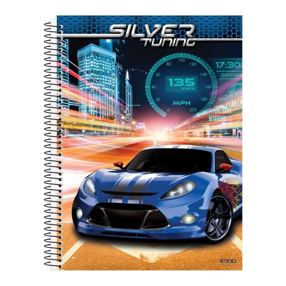 Nivalmix-Caderno-Universitario-Capa-Dura-1-Materia-96-Folhas-Silver-Tuning-Capa-Carro-Azul-Sao-Domingos-603460-002 Nivalmix-Caderno-Universitario-Capa-Dura-1-Materia-96-Folhas-Silver-Tuning-Capa-Carro-Azul-Sao-Domingos-603460-002