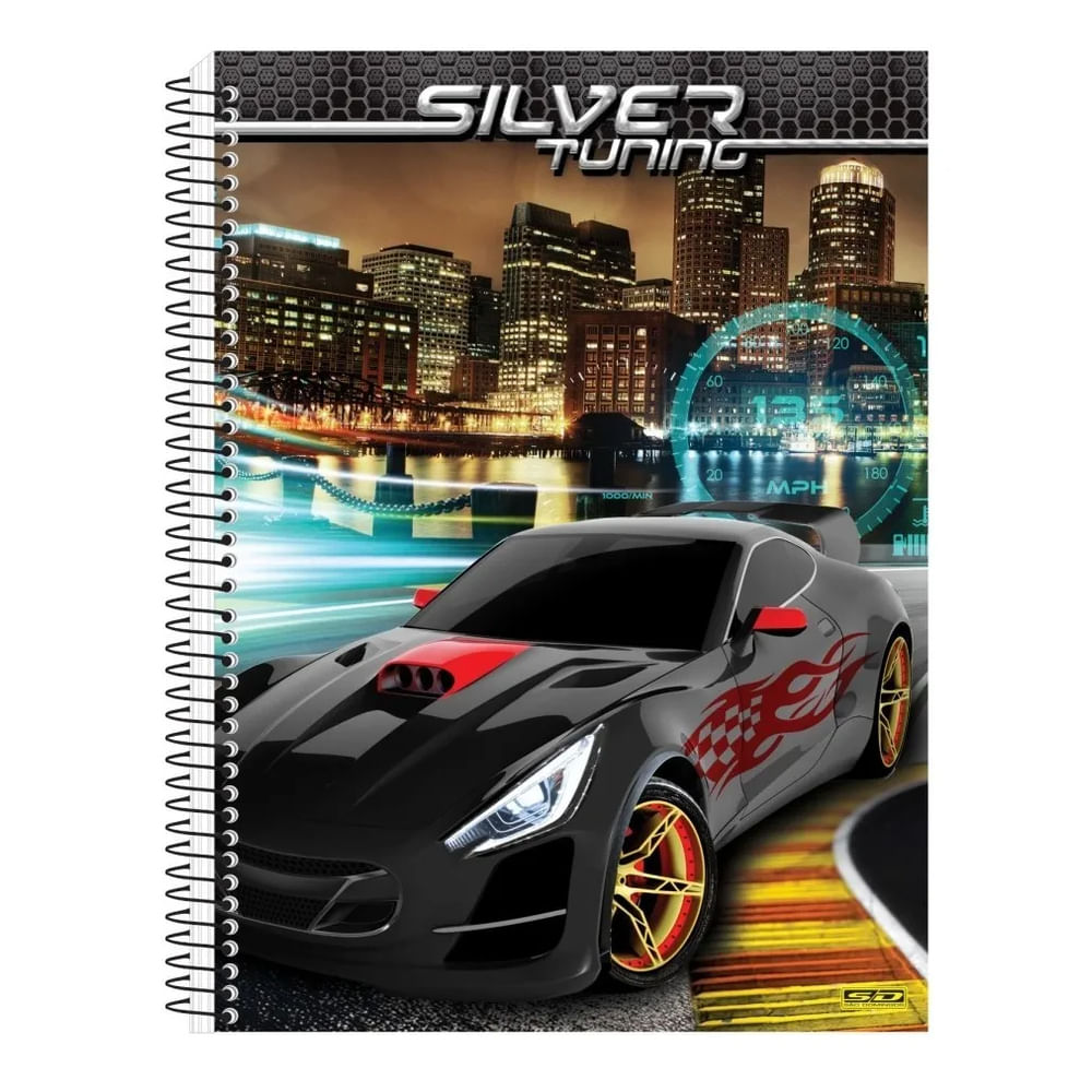 Nivalmix-Caderno-Universitario-Capa-Dura-1-Materia-96-Folhas-Silver-Tuning-Capa-Carro-Preto-Sao-Domingos-603460-004 Nivalmix-Caderno-Universitario-Capa-Dura-1-Materia-96-Folhas-Silver-Tuning-Capa-Carro-Preto-Sao-Domingos-603460-004