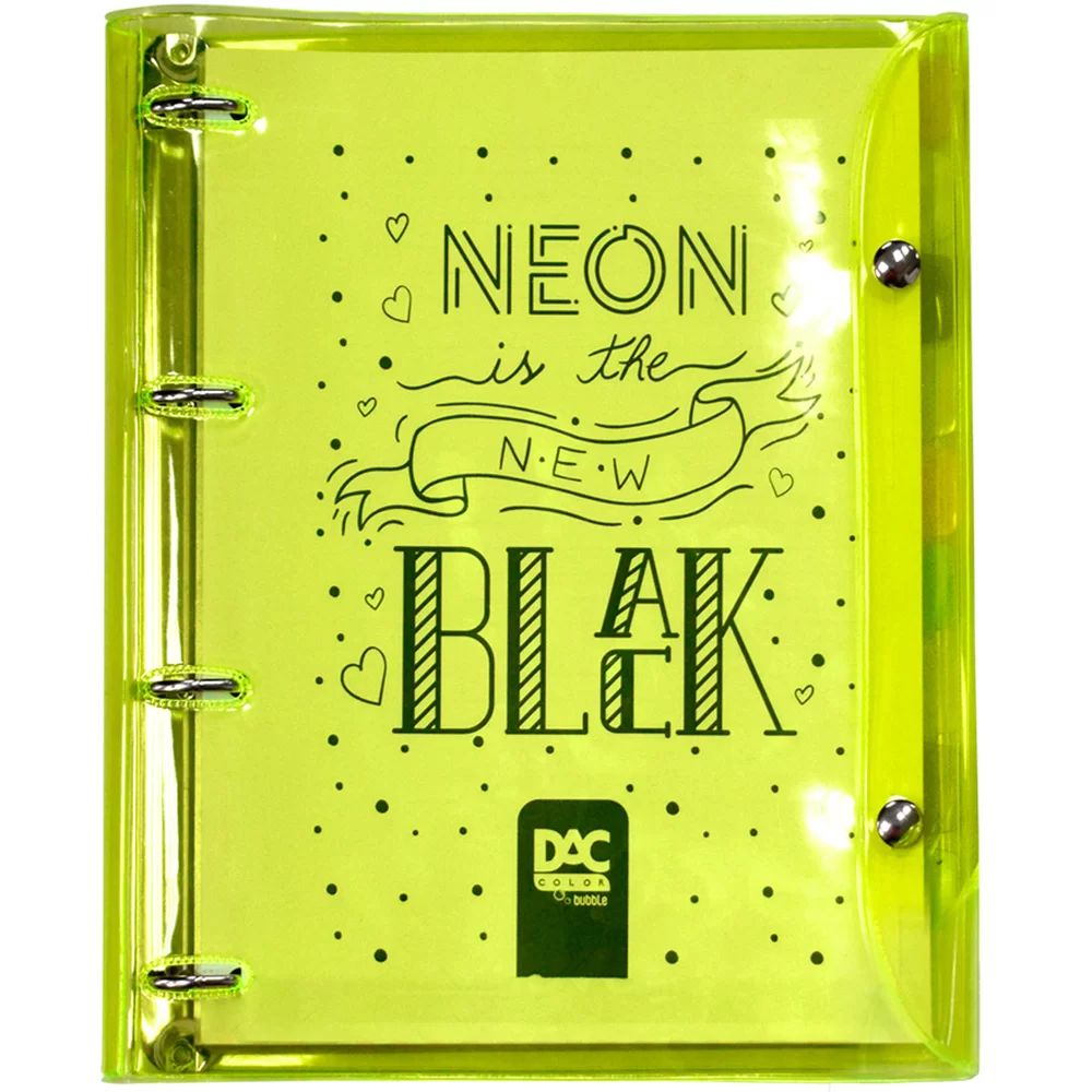 fichario-universitario-192-folhas-bubble-neon-amarelo-dac-1 fichario-universitario-192-folhas-bubble-neon-amarelo-dac-1