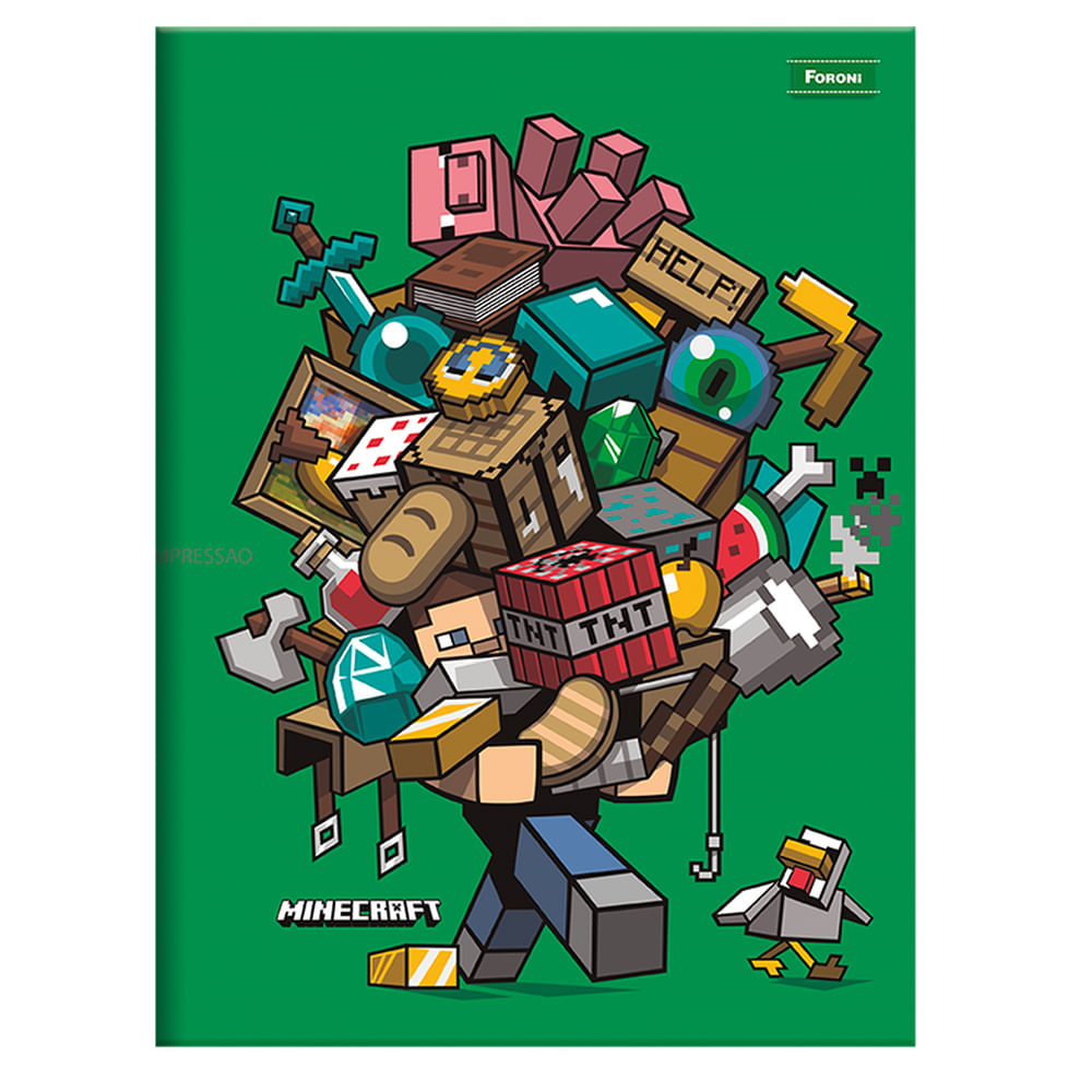 Nivalmix-Caderno-Brochura-14-Capa-Dura-48-Folhas-Minecraft-Capa-2-Foroni-2184214-002 Nivalmix-Caderno-Brochura-14-Capa-Dura-48-Folhas-Minecraft-Capa-2-Foroni-2184214-002
