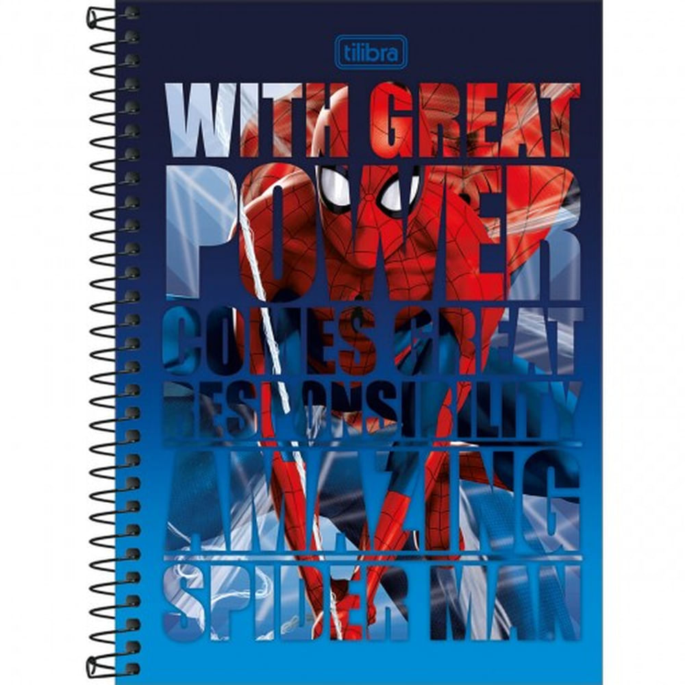 Nivalmix-Caderno-Espiral-14-Capa-Dura-80-Folhas-Spider-Man-Capa-1-Tilibra-2162816-001 Nivalmix-Caderno-Espiral-14-Capa-Dura-80-Folhas-Spider-Man-Capa-1-Tilibra-2162816-001