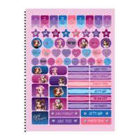 Nivalmix-Caderno-Universitario-Capa-Dura-1-Materia-96-Folhas-Girl-Power-Sao-Domingos-2253166-2