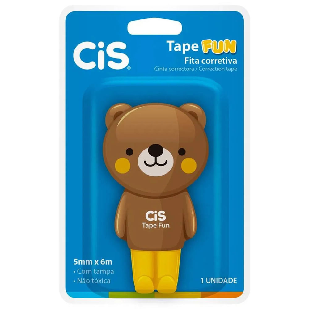Nivalmix-Fita-Corretiva-Tape-Fun-Urso-Cis-1549229-004 Nivalmix-Fita-Corretiva-Tape-Fun-Urso-Cis-1549229-004