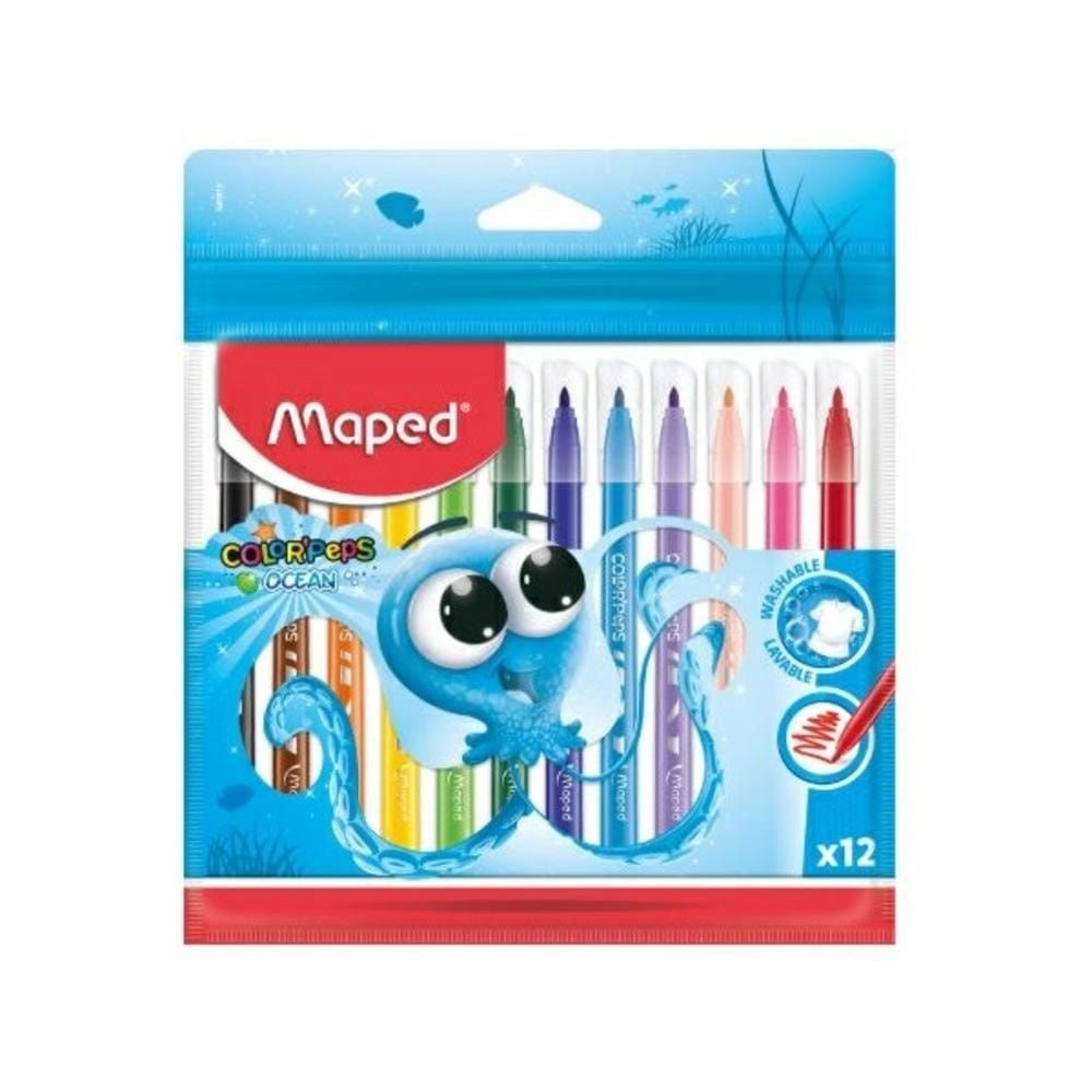 Nivalmix-Caneta-Hidrografica-12-Cores-Maped-2190493 Nivalmix-Caneta-Hidrografica-12-Cores-Maped-2190493