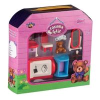 miniaturas-casinha-feliz-cama-vermelha-zoop-toys