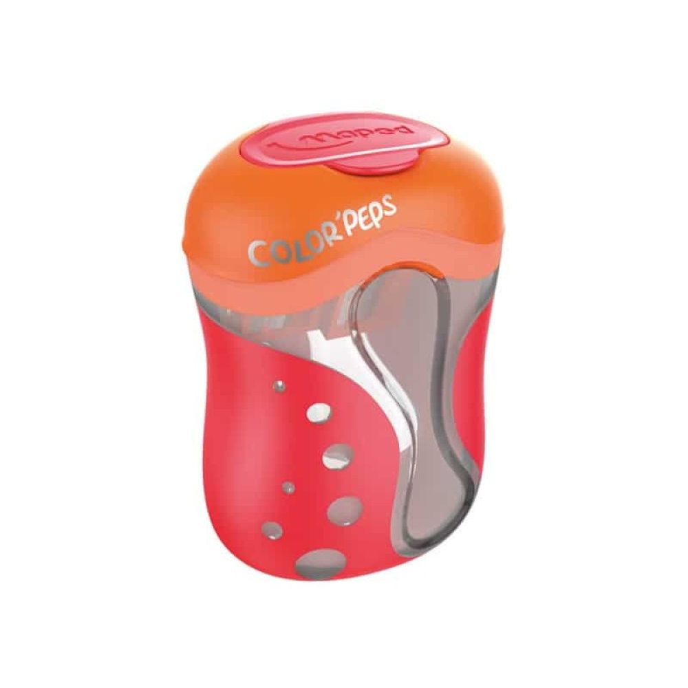 apontador-color-peps-cdeposito-2-furos-vermelho-maped apontador-color-peps-cdeposito-2-furos-vermelho-maped