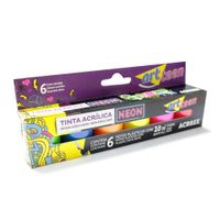 tinta-acrilica-fosca-neon-6-potes-c10ml-acrilex