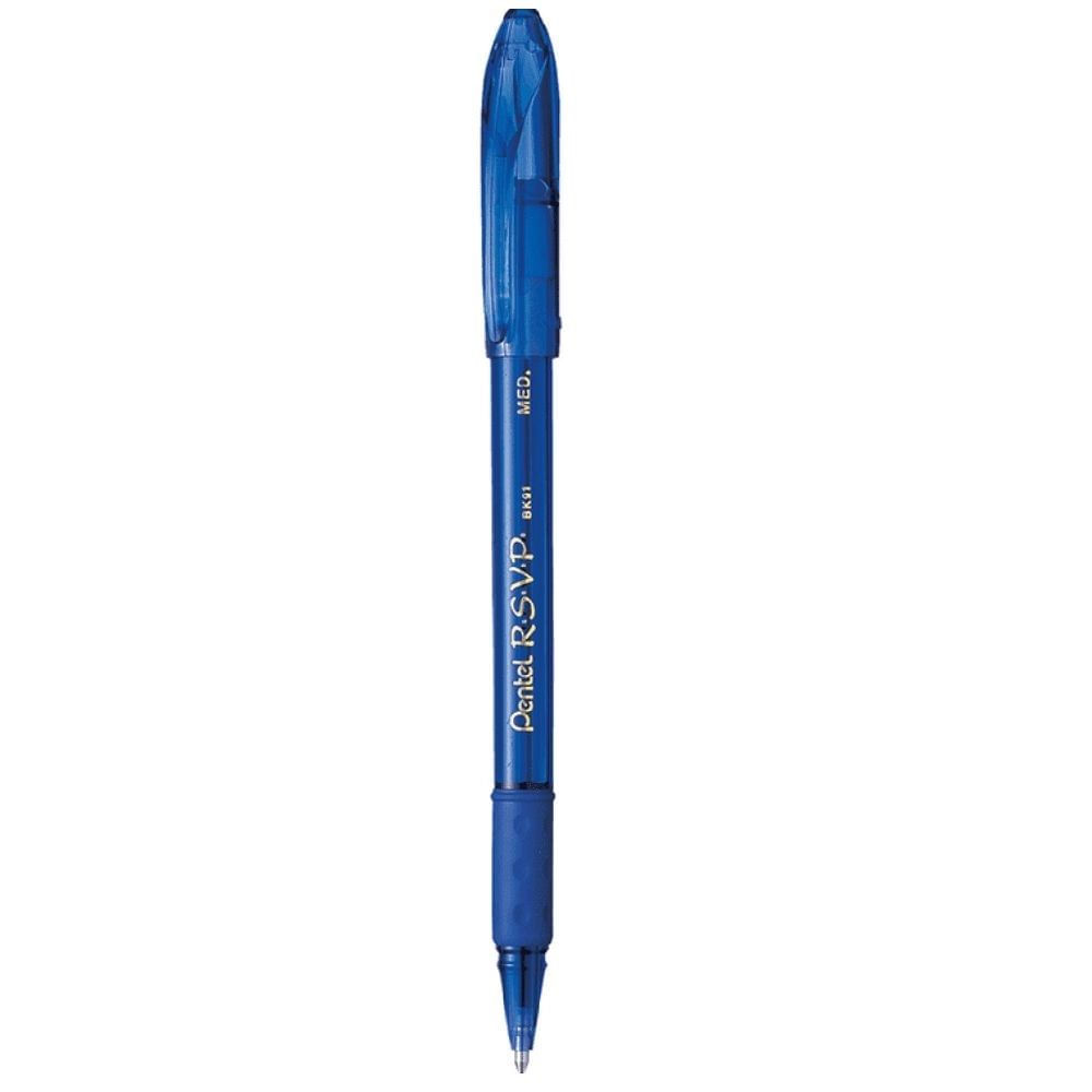 caneta-esferografica-rsvp-bk91-azul-pentel caneta-esferografica-rsvp-bk91-azul-pentel