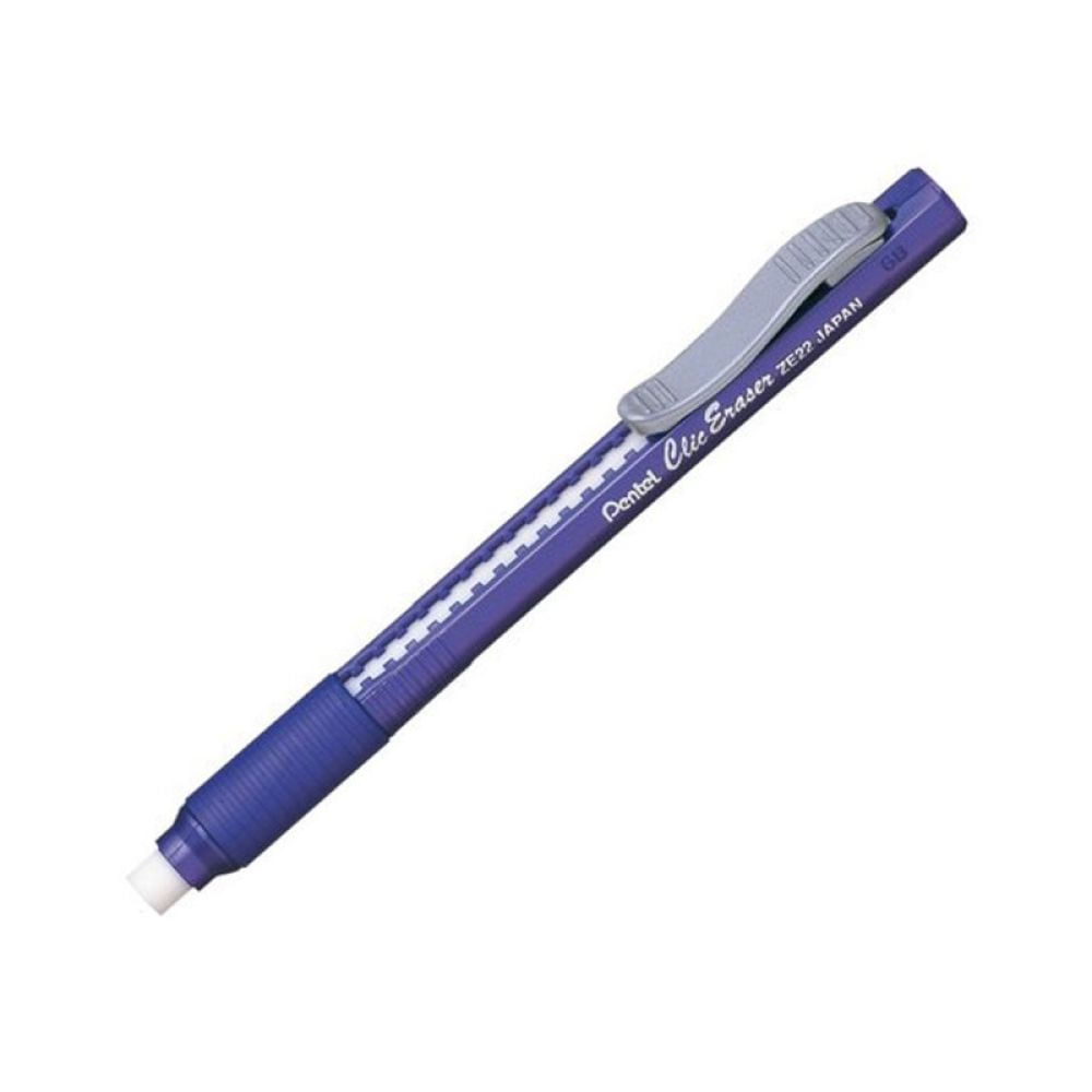 caneta-borracha-clic-eraser-ze22-lilas-pentel caneta-borracha-clic-eraser-ze22-lilas-pentel
