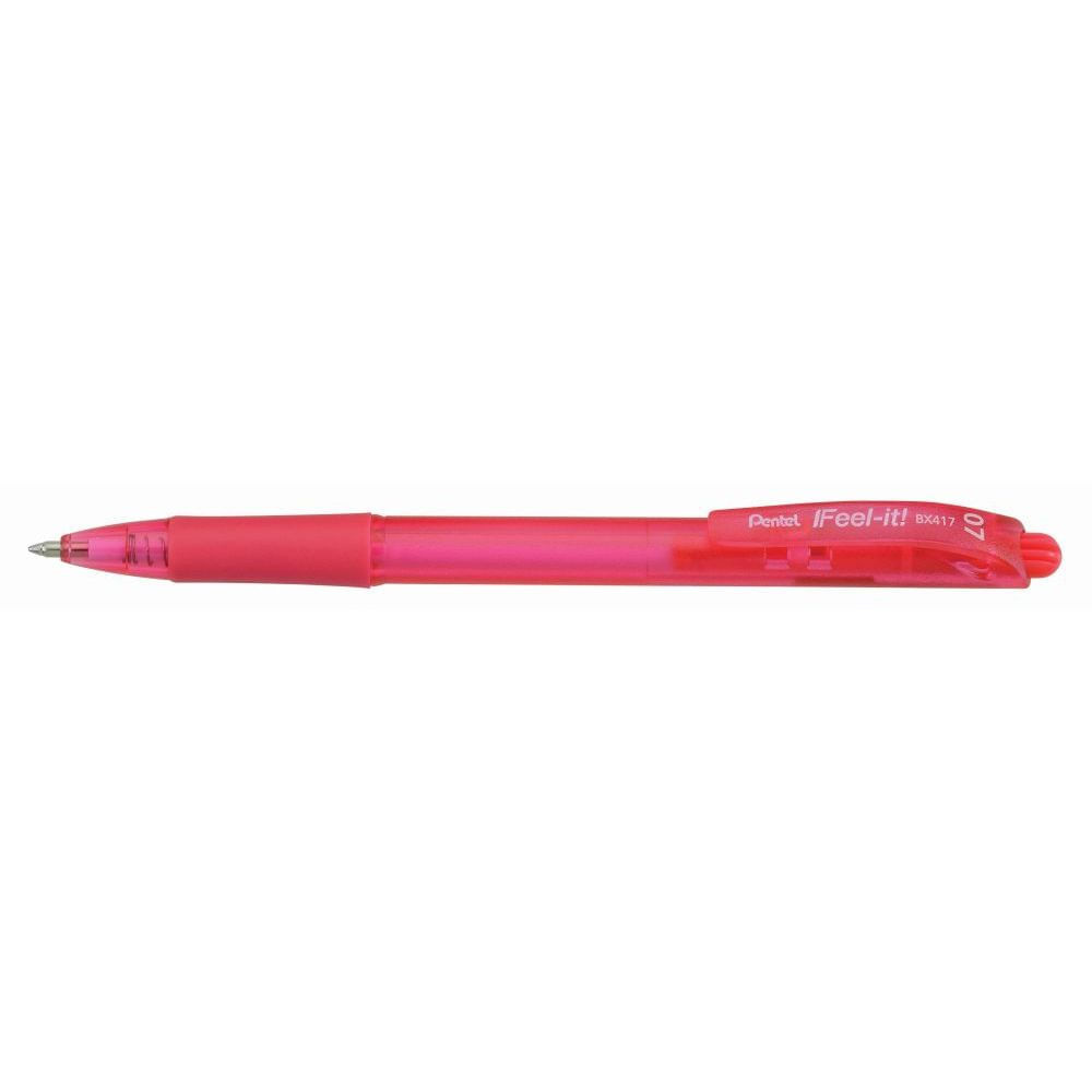 caneta-esferografica-07mm-feel-it-bx417-rosa-pentel caneta-esferografica-07mm-feel-it-bx417-rosa-pentel