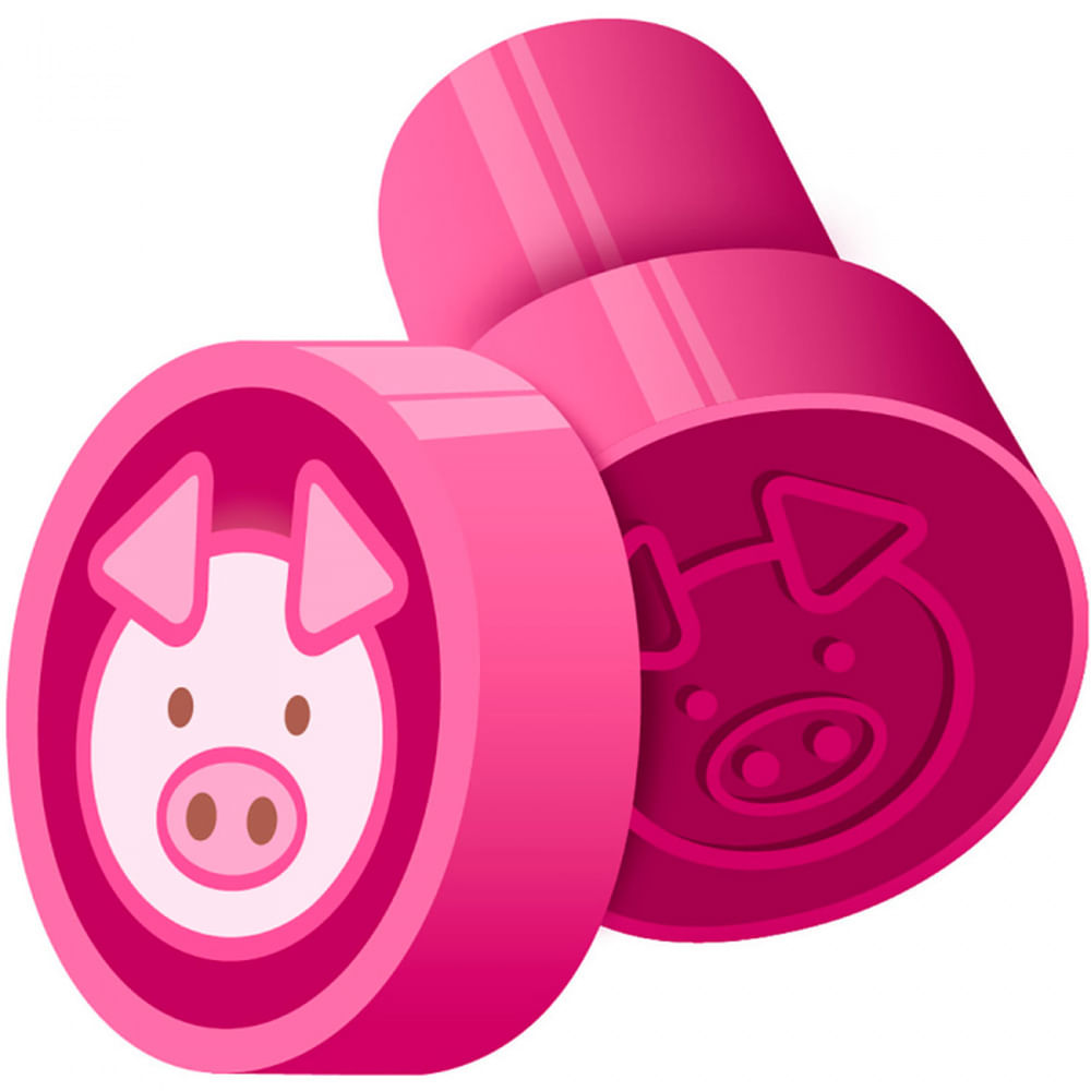 Nivalmix-Carimbo-Cis-Stamp-Animais-Porco-Rosa-Cis-1287578-001 Nivalmix-Carimbo-Cis-Stamp-Animais-Porco-Rosa-Cis-1287578-001