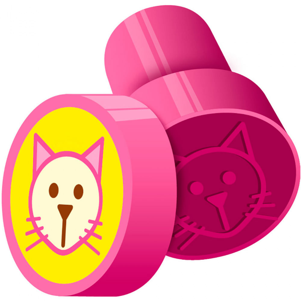 Nivalmix-Carimbo-Cis-Stamp-Animais-Gato-Rosa-Cis-1287578-004 Nivalmix-Carimbo-Cis-Stamp-Animais-Gato-Rosa-Cis-1287578-004
