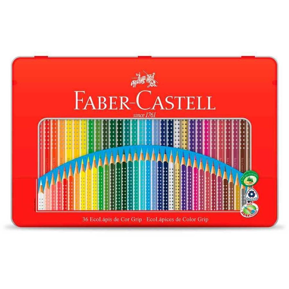 lapis-de-cor-ecolapis-grip-36-cores-faber-castell lapis-de-cor-ecolapis-grip-36-cores-faber-castell