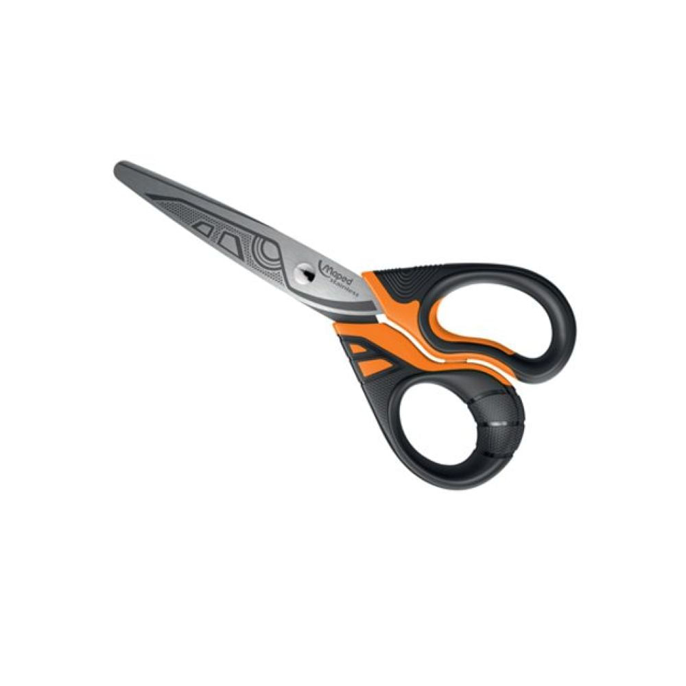 tesoura-sensoft-3d-13cm-5-13-preta-e-laranja-maped tesoura-sensoft-3d-13cm-5-13-preta-e-laranja-maped