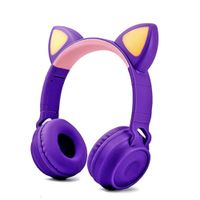 Nivalmix-Fone-de-Ouvido-Gatinho-Bluetooth-com-Led-Roxo-Exbom-2295065-002