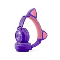 Nivalmix-Fone-de-Ouvido-Gatinho-Bluetooth-com-Led-Roxo-Exbom-2295065-002-2