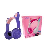 Nivalmix-Fone-de-Ouvido-Gatinho-Bluetooth-com-Led-Roxo-Exbom-2295065-002-3