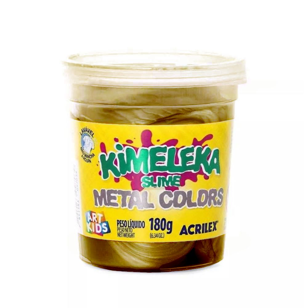 kimeleka-slime-metal-colors-180g-marrom-acrilex kimeleka-slime-metal-colors-180g-marrom-acrilex