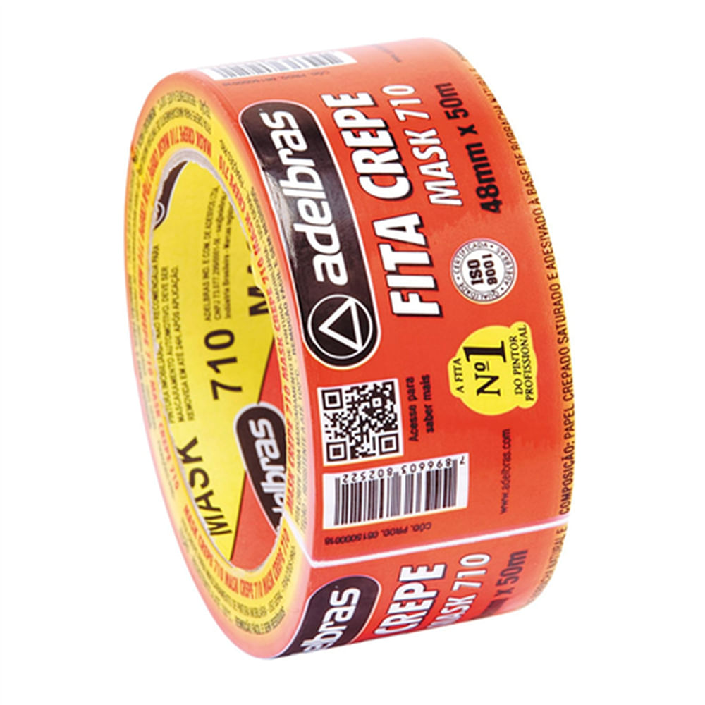 Nivalmix-Fita-Crepe-Mask-710-48mmx50m-Adelbras-167397 Nivalmix-Fita-Crepe-Mask-710-48mmx50m-Adelbras-167397