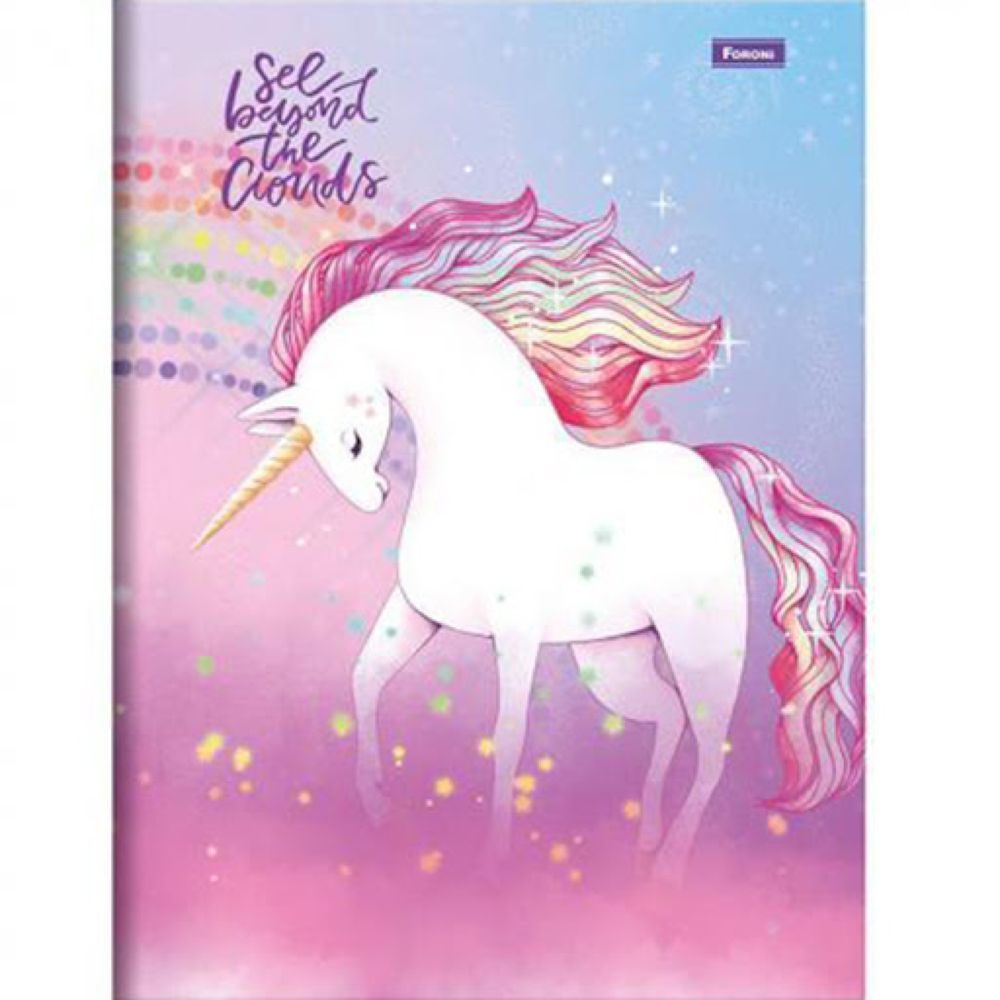 caderno-brochura-unicornio-14-capa-dura-96-folhas-capa-4-foroni caderno-brochura-unicornio-14-capa-dura-96-folhas-capa-4-foroni