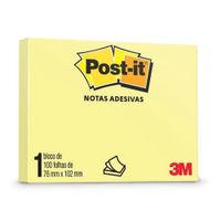 Nivalmix-Bloco-Post-it-Amarelo-100-folhas-3MResultado Nivalmix-Bloco-Post-it-Amarelo-100-folhas-3MResultado