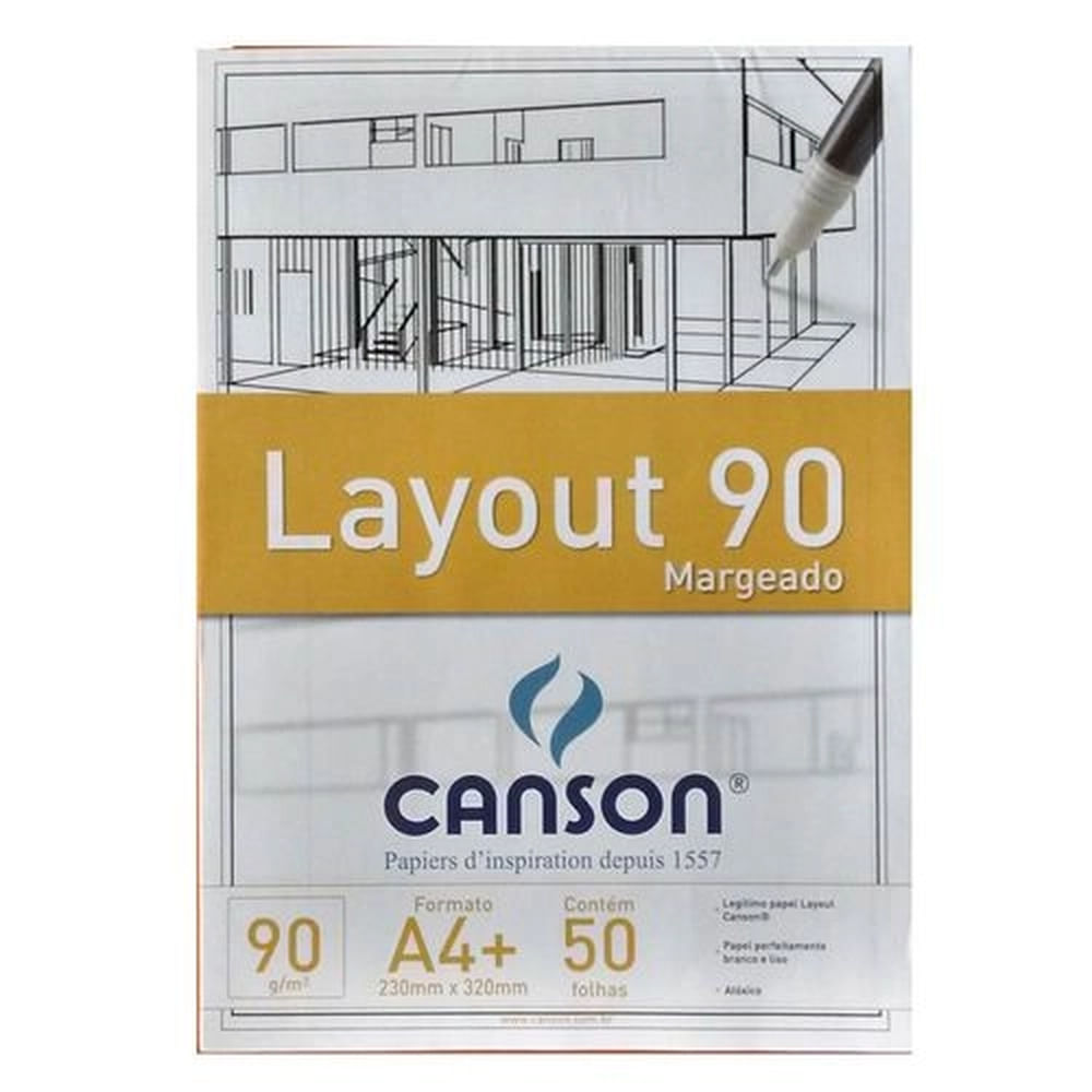 Nivalmix-Bloco-Layout-90-Margeado-Branco-A4--50-Folhas-Canson-1894067 Nivalmix-Bloco-Layout-90-Margeado-Branco-A4--50-Folhas-Canson-1894067