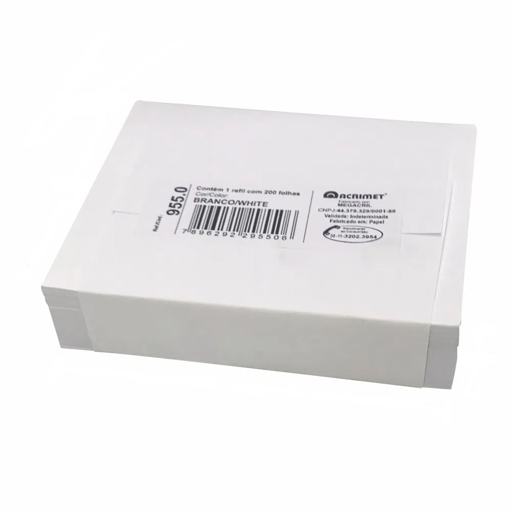 Nivalmix-Bloco-de-Papel-Lembrete-Branco-200-Folhas-955.0-Acrimet-545220 Nivalmix-Bloco-de-Papel-Lembrete-Branco-200-Folhas-955.0-Acrimet-545220
